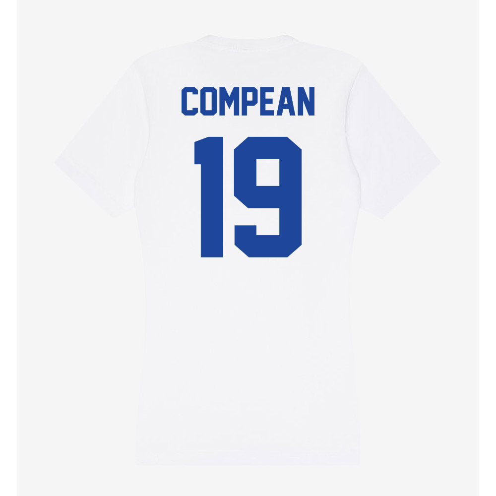 Georgia State - NCAA Beach Volleyball : Bella Compean - Women's V-Neck T-Shirt-1