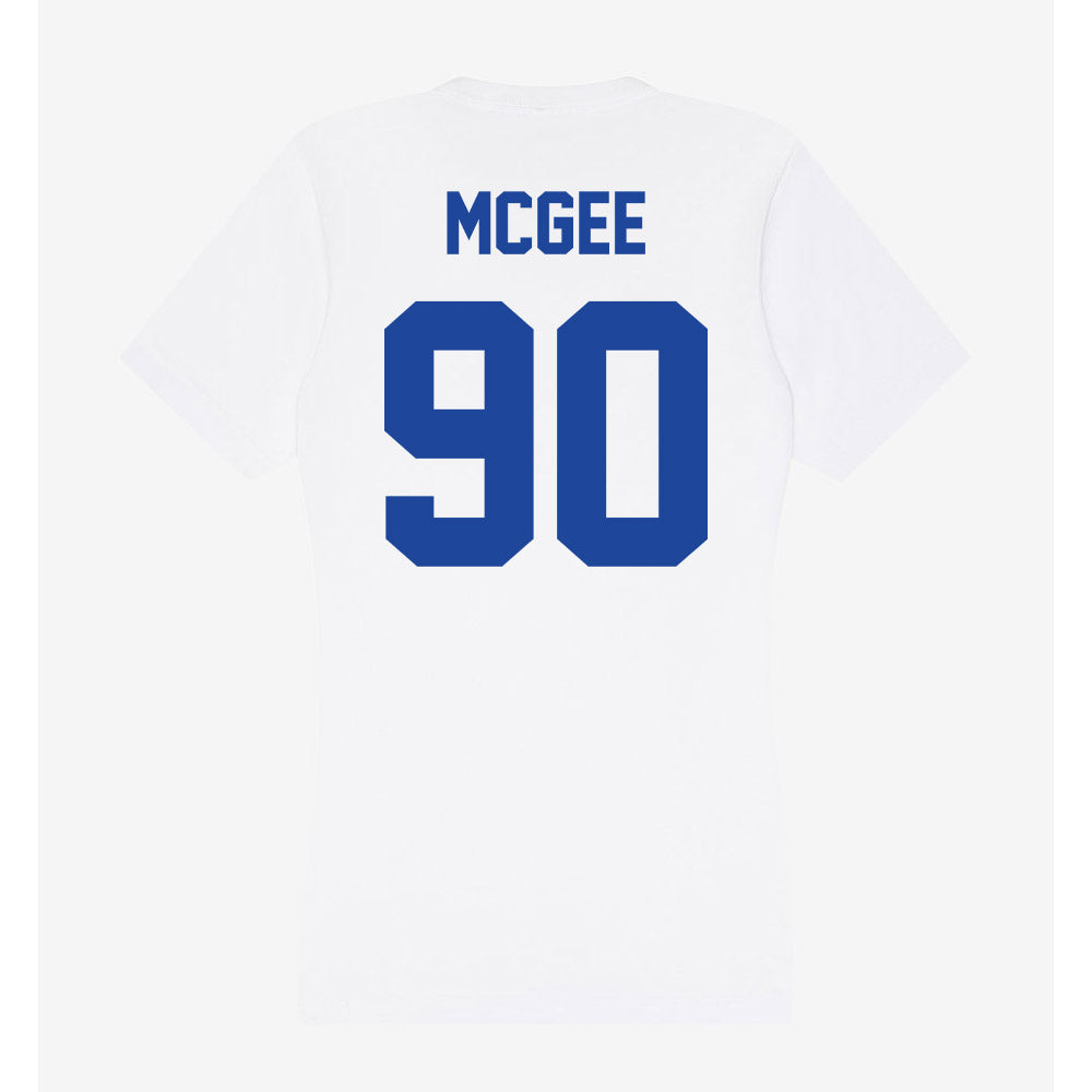 Georgia State - NCAA Football : Zamar McGee - Women's V-Neck T-Shirt-1