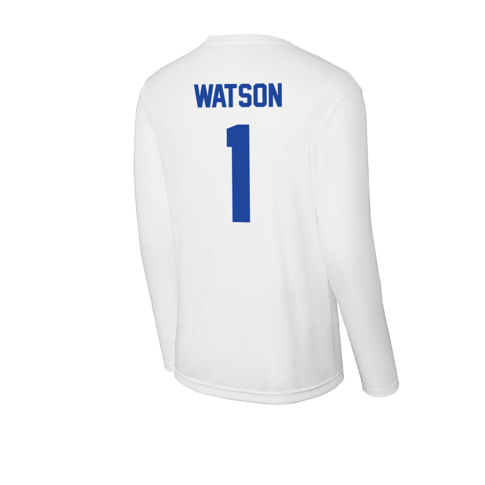 Georgia State - NCAA Football : Kenyatta Watson - Performance Long Sleeve T-Shirt-1