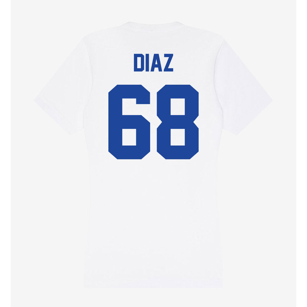 Georgia State - NCAA Football : Peter Diaz - Women's V-Neck T-Shirt-1