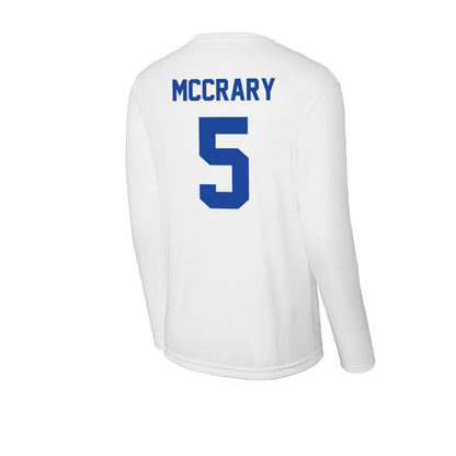 Georgia State - NCAA Football : Lanear Mccrary - Activewear Long Sleeve T-Shirt-1