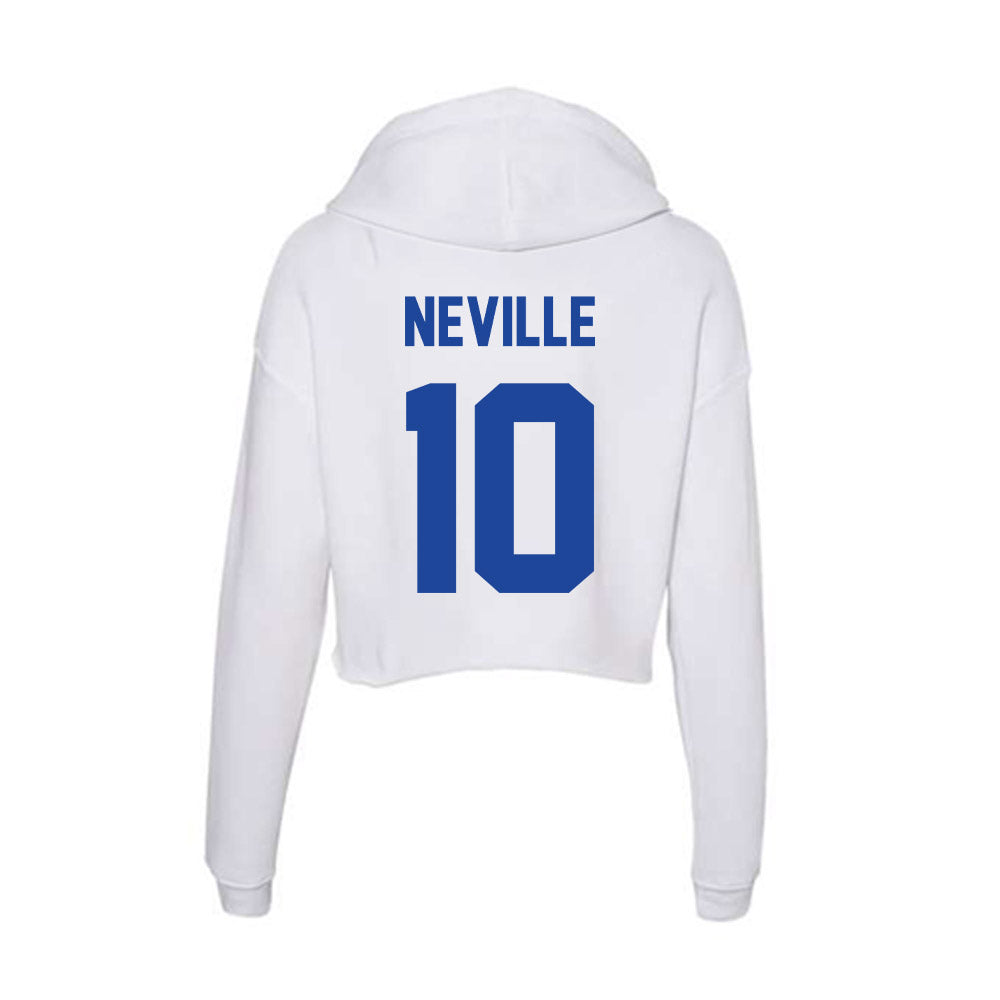 Georgia State - NCAA Beach Volleyball : Ellie Neville - Women's Crop Fleece Hoodie-1