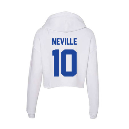 Georgia State - NCAA Beach Volleyball : Ellie Neville - Women's Crop Fleece Hoodie-1