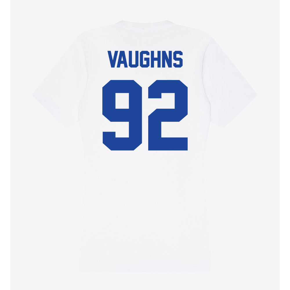Georgia State - NCAA Football : AJ Vaughns - Women's V-Neck T-Shirt-1