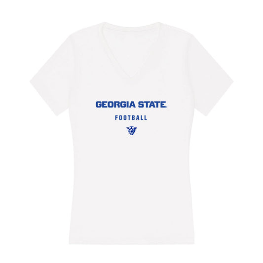 Georgia State - NCAA Football : Jacobi Jones - Women's V-Neck T-Shirt-0