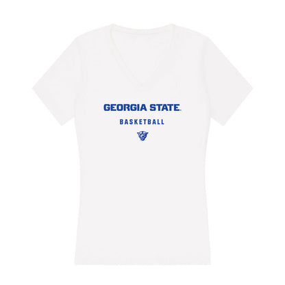 Georgia State - NCAA Women's Basketball : Kaleigh Addie - Women's V-Neck T-Shirt-0