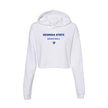 Georgia State - NCAA Women's Basketball : Frankee Payne - Women's Crop Fleece Hoodie-0