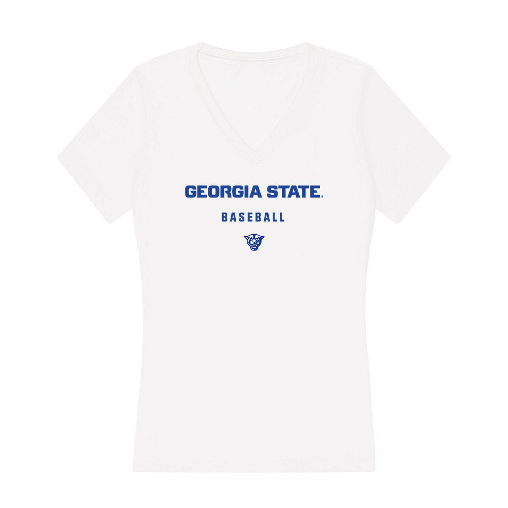 Georgia State - NCAA Baseball : Samuel Schofield - Women's V-Neck T-Shirt-0