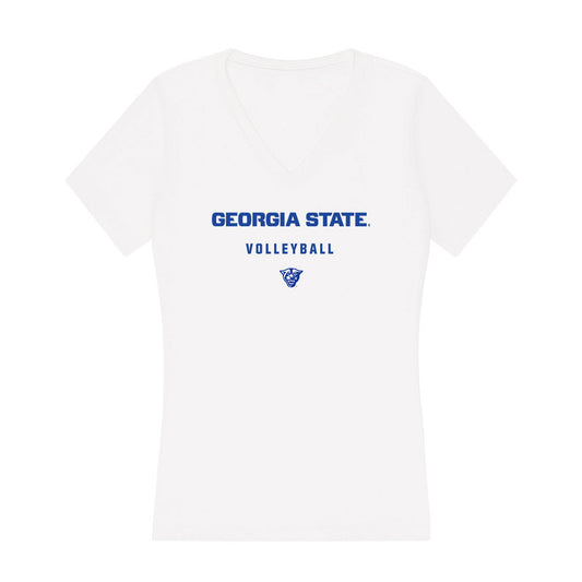 Georgia State - NCAA Women's Volleyball : Mina Olgar - Women's V-Neck T-Shirt-0