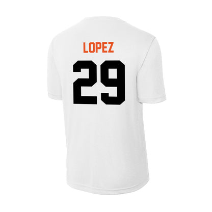 UTPB - NCAA Football : Dominic Lopez - Activewear T-Shirt-1