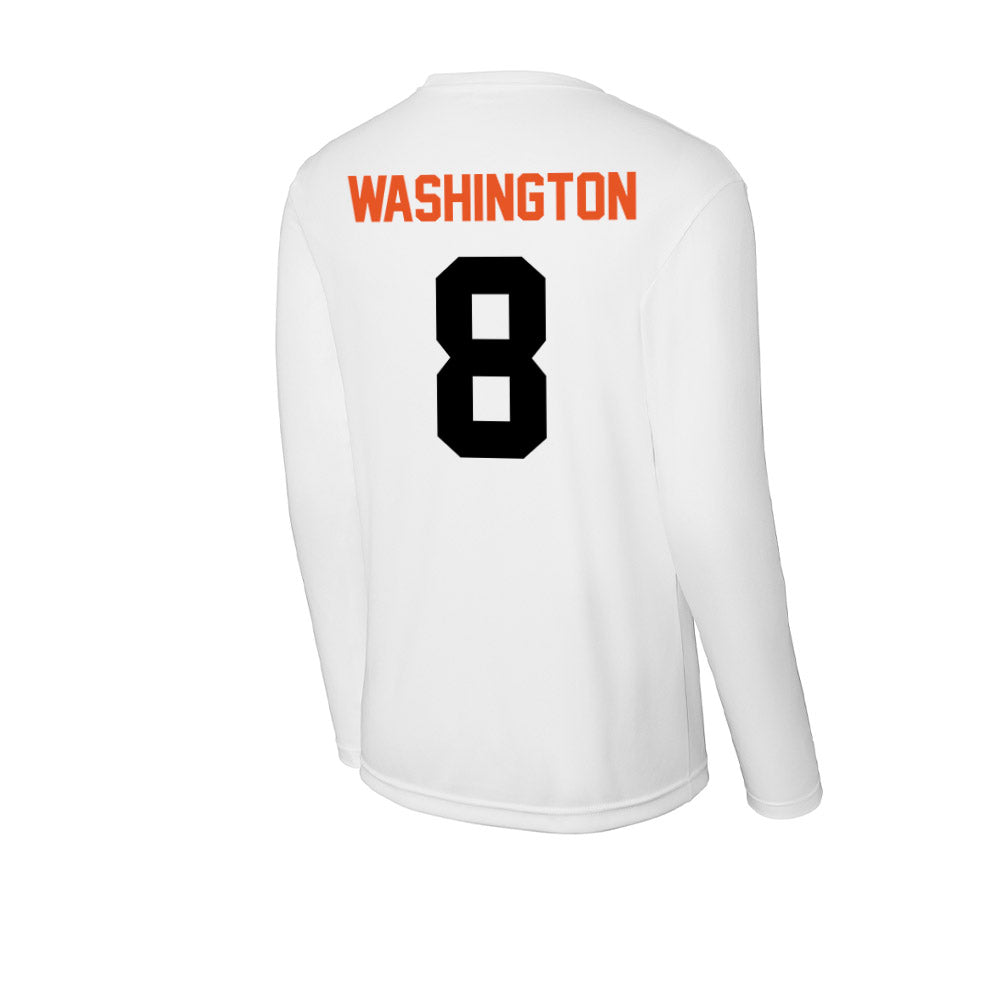 UTPB - NCAA Football : Jarred Washington - Activewear Long Sleeve T-Shirt-1