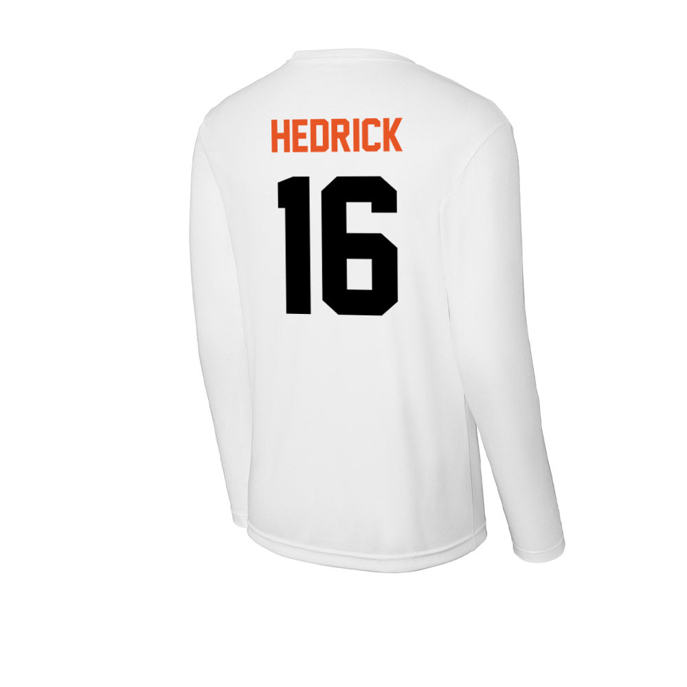 UTPB - NCAA Baseball : Tanner Hedrick - Activewear Long Sleeve T-Shirt-1