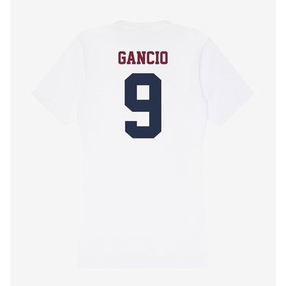 FDU Florham - NCAA Men's Soccer : Vincenzo Gancio - Women's V-Neck T-Shirt-1