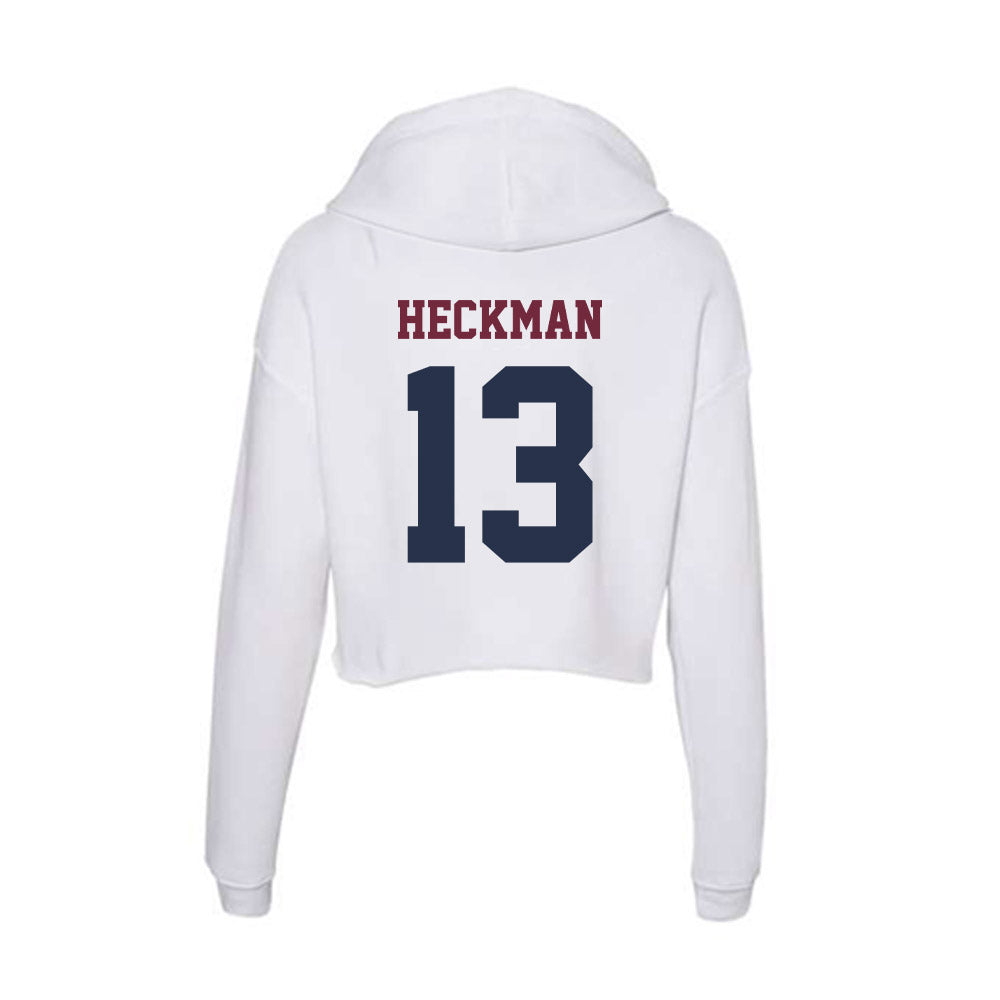 FDU Florham - NCAA Women's Field Hockey : Kaitlin Heckman - Women's Crop Fleece Hoodie-1