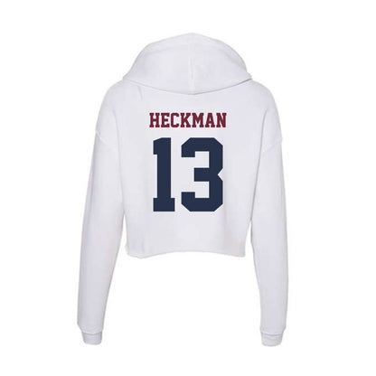 FDU Florham - NCAA Women's Field Hockey : Kaitlin Heckman - Women's Crop Fleece Hoodie-1