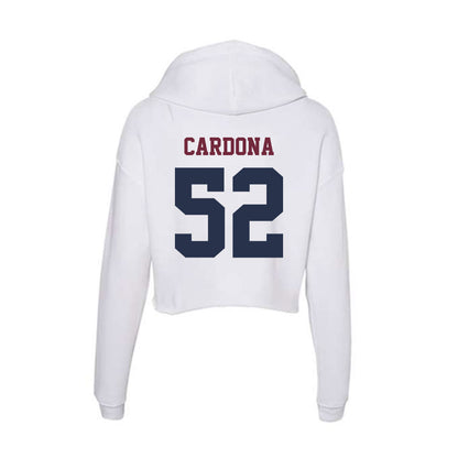 FDU Florham - NCAA Football : Cyrus Cardona - Women's Crop Fleece Hoodie-1