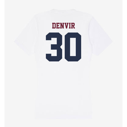FDU - NCAA Men's Basketball : Frankie Denvir - Women's V-Neck T-Shirt-1