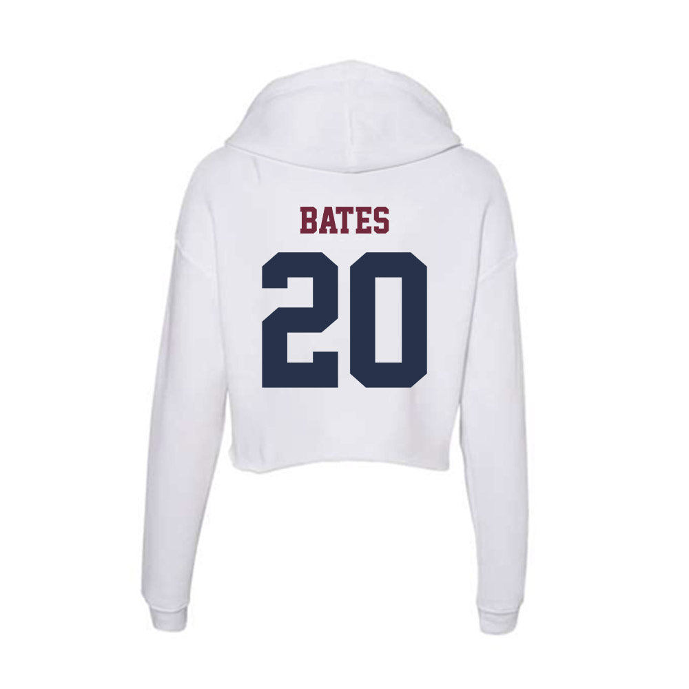 FDU Florham - NCAA Baseball : CJ Bates - Women's Crop Fleece Hoodie-1