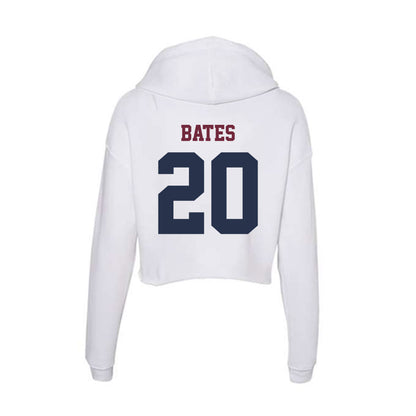 FDU Florham - NCAA Baseball : CJ Bates - Women's Crop Fleece Hoodie-1