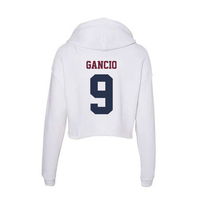 FDU Florham - NCAA Men's Soccer : Vincenzo Gancio - Women's Crop Fleece Hoodie-1