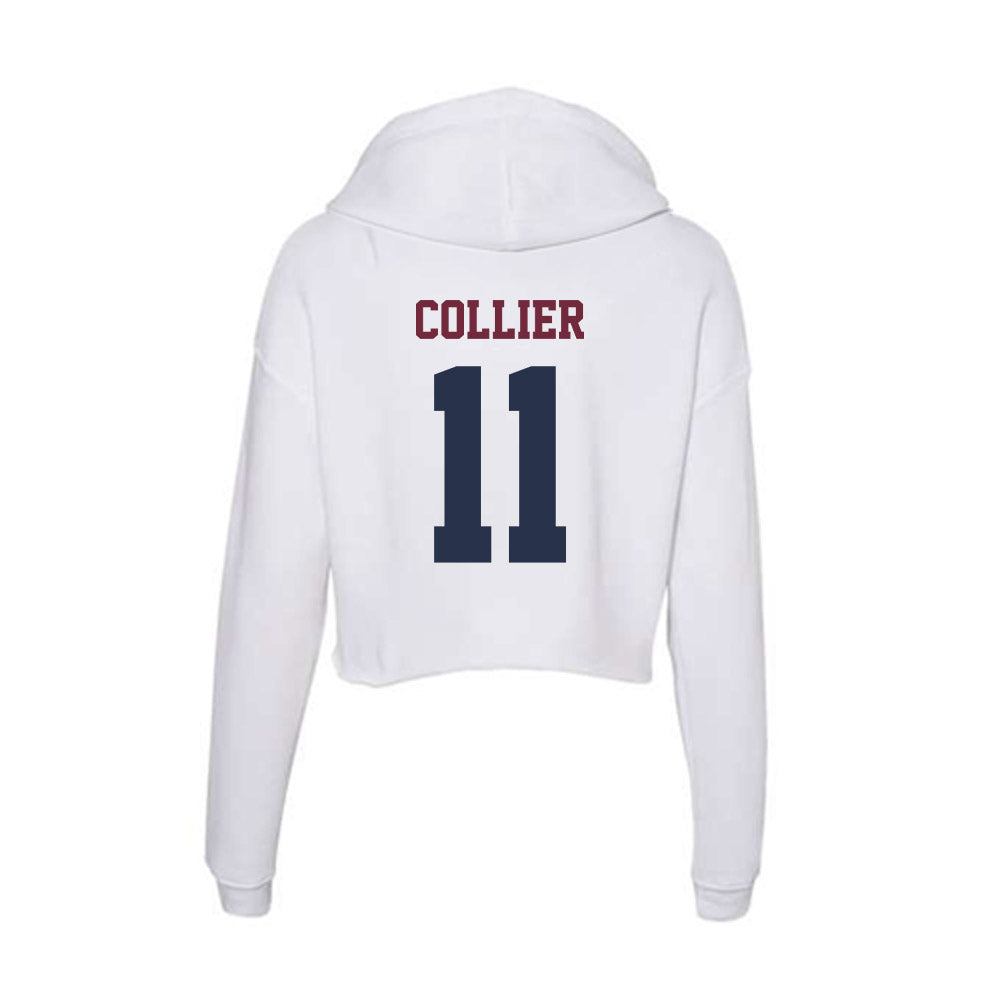 FDU Florham - NCAA Football : Anthony Collier - Women's Crop Fleece Hoodie-1