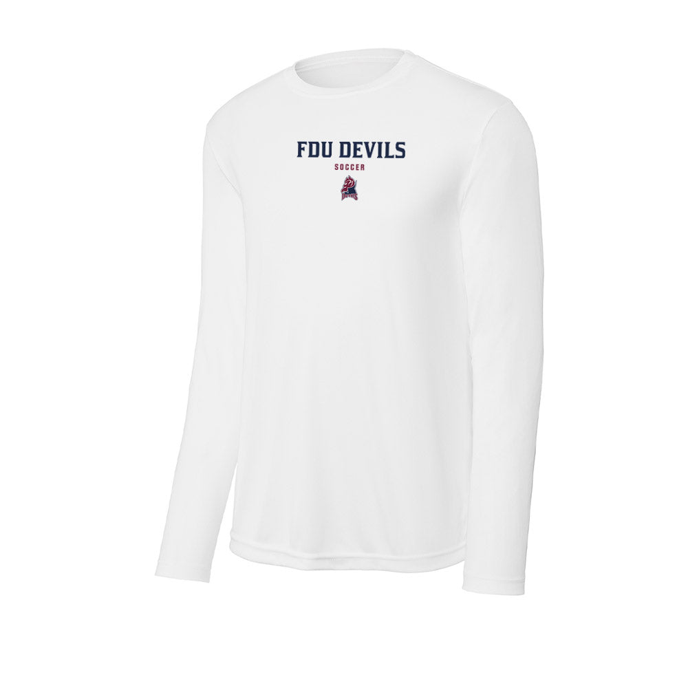 FDU Florham - NCAA Men's Soccer : Vincenzo Gancio - Activewear Long Sleeve T-Shirt-0