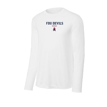 FDU Florham - NCAA Men's Soccer : Vincenzo Gancio - Activewear Long Sleeve T-Shirt-0