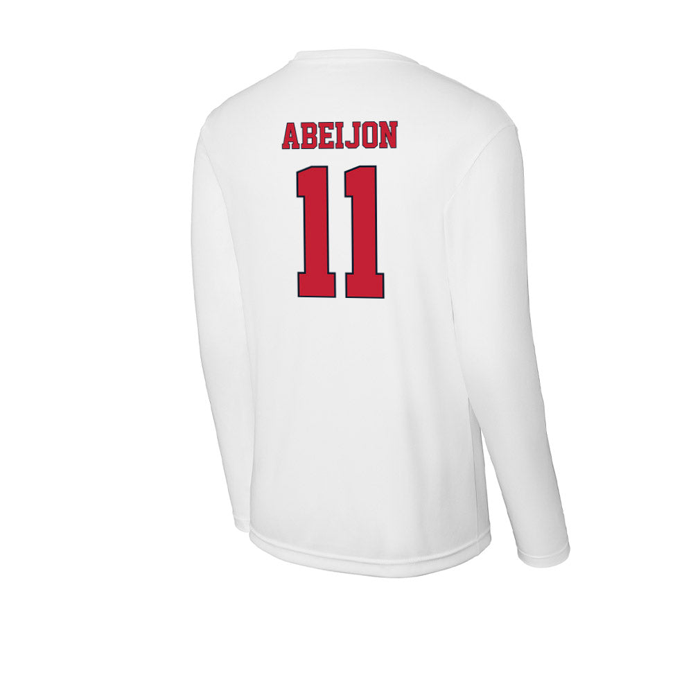 St. Johns - NCAA Men's Soccer : Xavi Abeijon - Activewear Long Sleeve T-Shirt-1