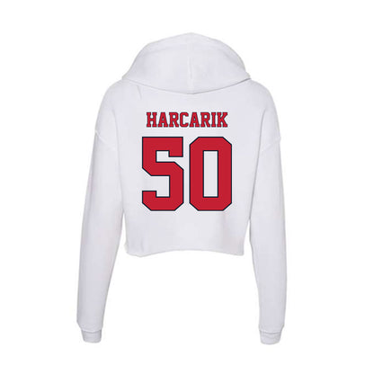 St. Johns - NCAA Men's Lacrosse : Jackson Harcarik - Women's Crop Fleece Hoodie-1