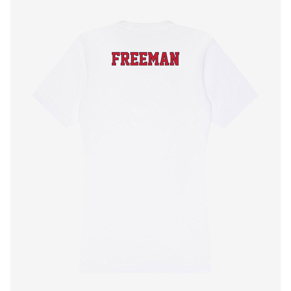 St. Johns - NCAA Men's Basketball : Donnie Freeman - Women's V-Neck T-Shirt-1