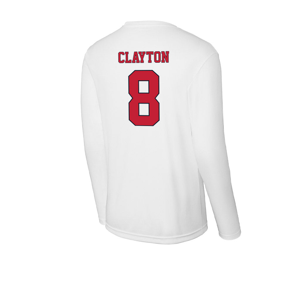 St. Johns - NCAA Women's Volleyball : Shiloh Clayton - Activewear Long Sleeve T-Shirt-1