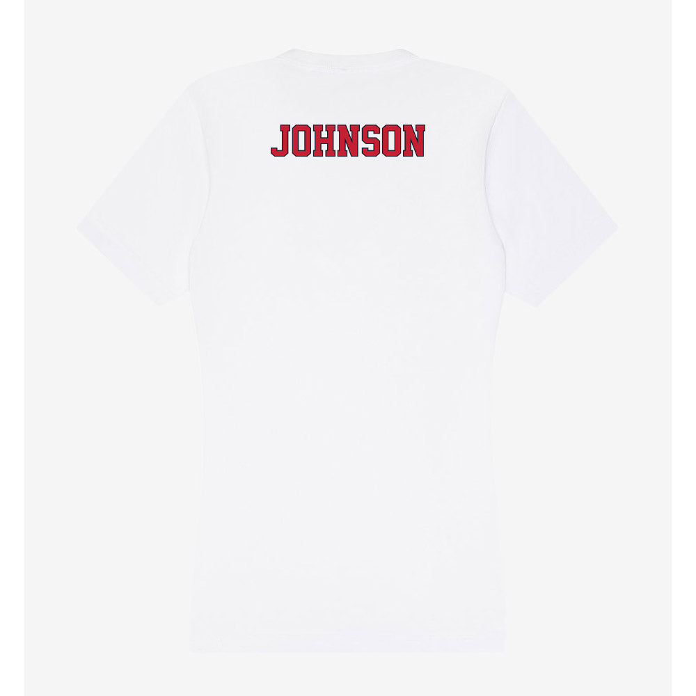 St. Johns - NCAA Dance Team : Bernard W.M Johnson - Women's V-Neck T-Shirt-1