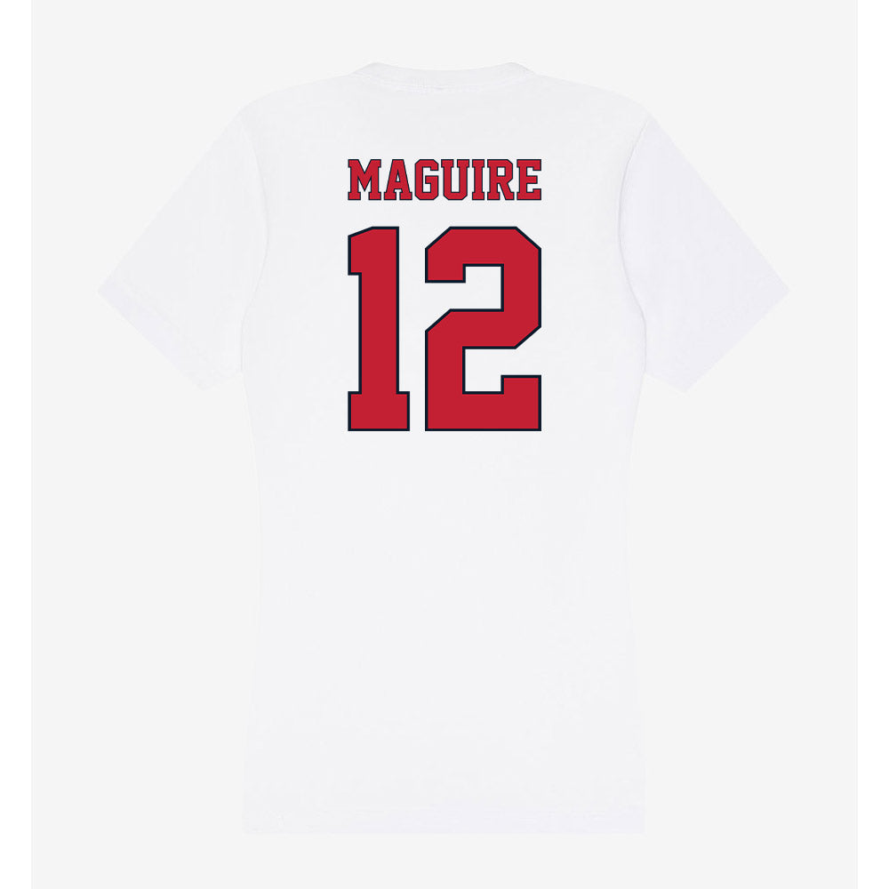 St. Johns - NCAA Men's Lacrosse : Wyatt Maguire - Women's V-Neck T-Shirt-1