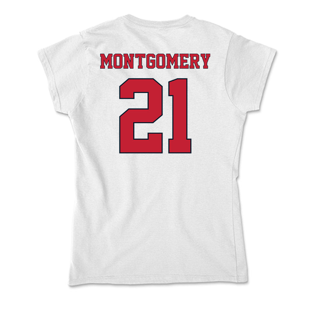 St. Johns - NCAA Men's Soccer : Jayden Montgomery - Soft Style Women’s T-Shirt-1