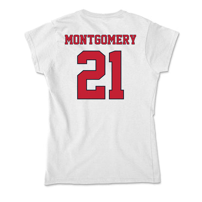 St. Johns - NCAA Men's Soccer : Jayden Montgomery - Soft Style Women’s T-Shirt-1
