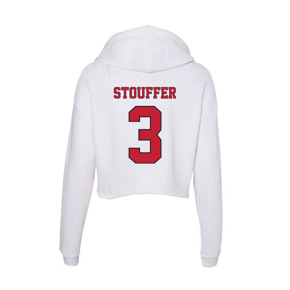 St. Johns - NCAA Softball : Cassidy Stouffer - Women's Crop Fleece Hoodie-1
