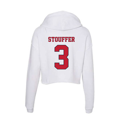 St. Johns - NCAA Softball : Cassidy Stouffer - Women's Crop Fleece Hoodie-1