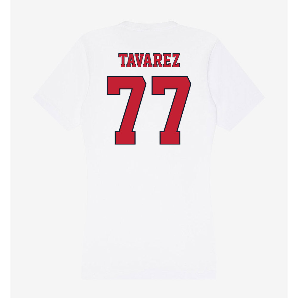 St. Johns - NCAA Baseball : Adrian Tavarez - Women's V-Neck T-Shirt-1