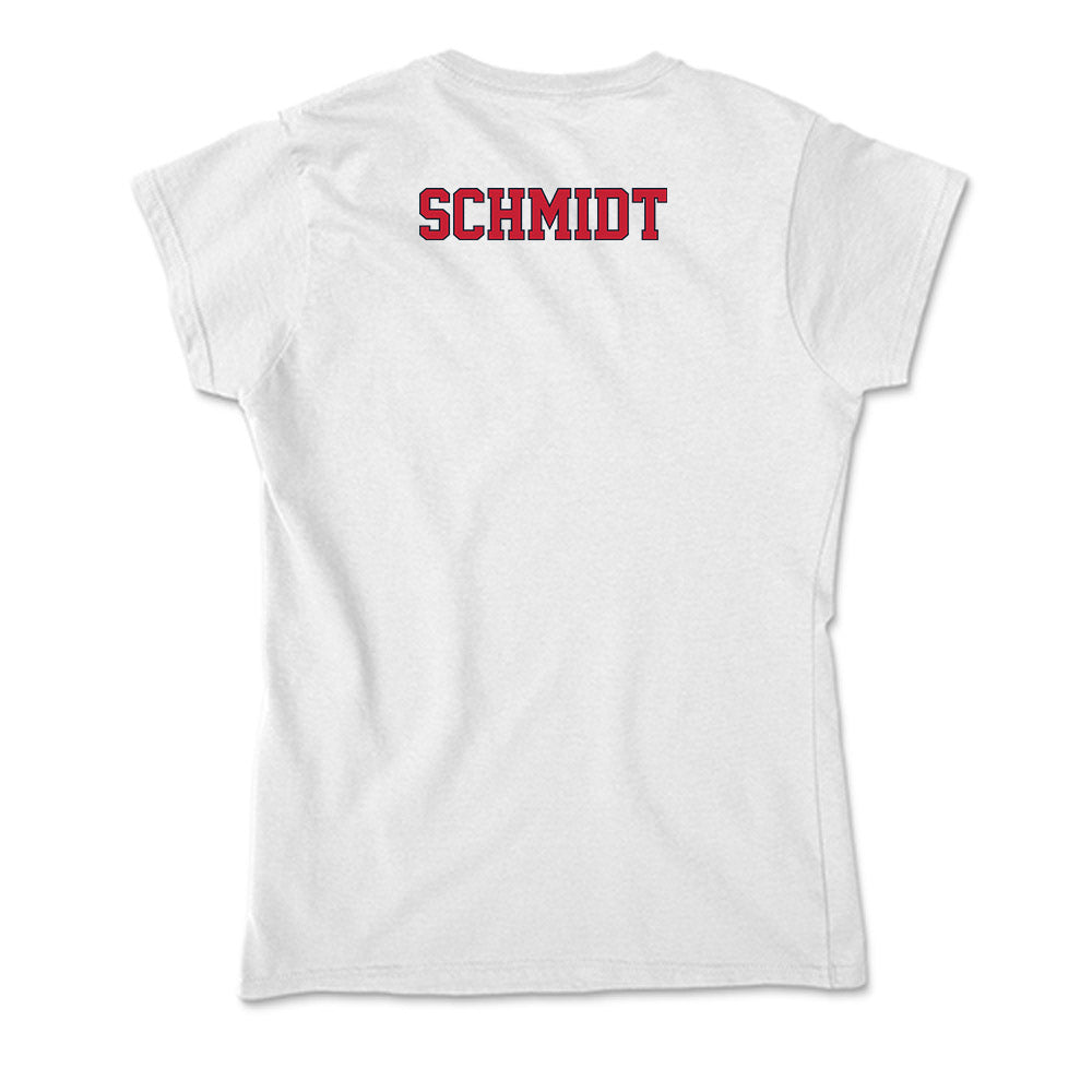 St. Johns - NCAA Cheerleading : Jordan Schmidt - Soft Style Women’s T-Shirt-1