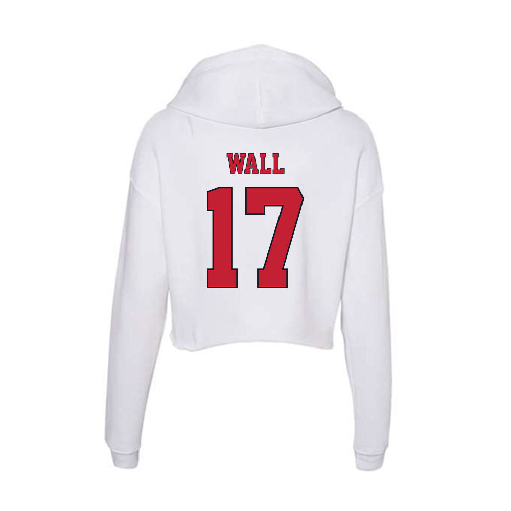 St. Johns - NCAA Baseball : Carter Wall - Women's Crop Fleece Hoodie-1