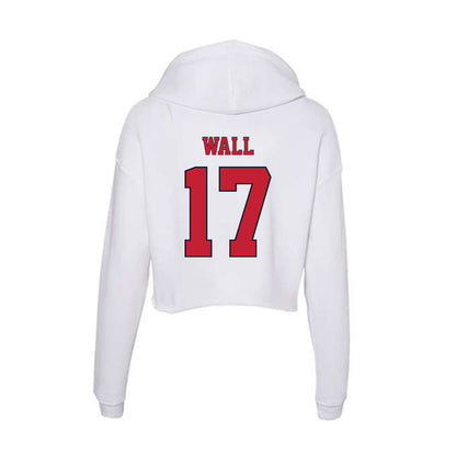 St. Johns - NCAA Baseball : Carter Wall - Women's Crop Fleece Hoodie-1