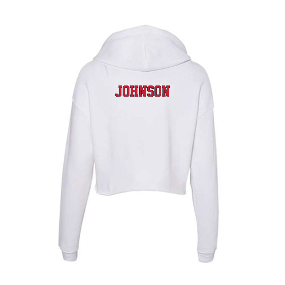 St. Johns - NCAA Dance Team : Bernard W.M Johnson - Women's Crop Fleece Hoodie-1