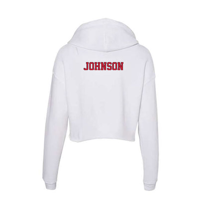 St. Johns - NCAA Dance Team : Bernard W.M Johnson - Women's Crop Fleece Hoodie-1