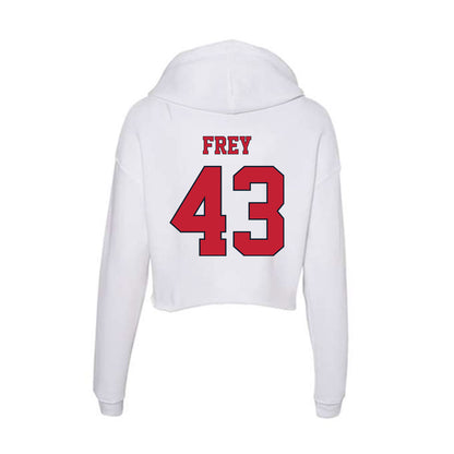 St. Johns - NCAA Baseball : Ayden Frey - Women's Crop Fleece Hoodie-1