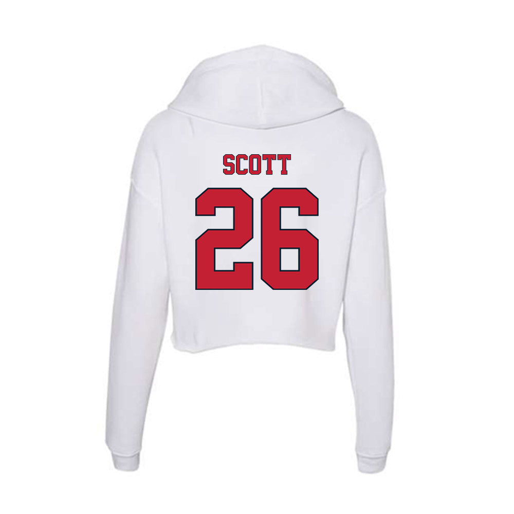 St. Johns - NCAA Softball : Jacqueline Scott - Women's Crop Fleece Hoodie-1