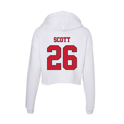 St. Johns - NCAA Softball : Jacqueline Scott - Women's Crop Fleece Hoodie-1