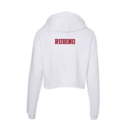 St. Johns - NCAA Cheerleading : Julia Rubino - Women's Crop Fleece Hoodie-1