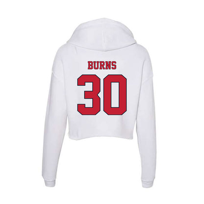 St. Johns - NCAA Baseball : Conor Burns - Women's Crop Fleece Hoodie-1