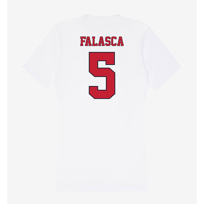 St. Johns - NCAA Men's Lacrosse : Quinn Falasca - Women's V-Neck T-Shirt-1