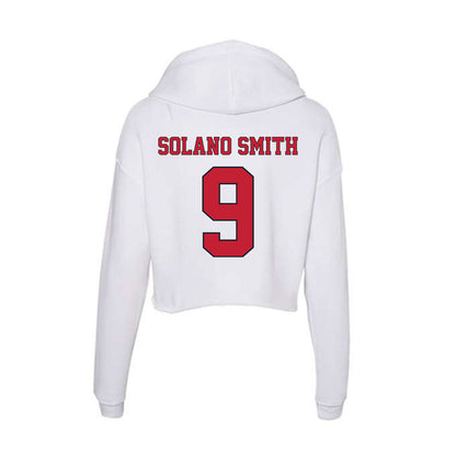 St. Johns - NCAA Women's Volleyball : Rashanny Solano Smith - Women's Crop Fleece Hoodie-1